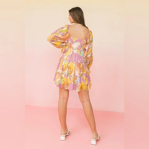 BOHME floral dress | size L - Picture 4 of 6